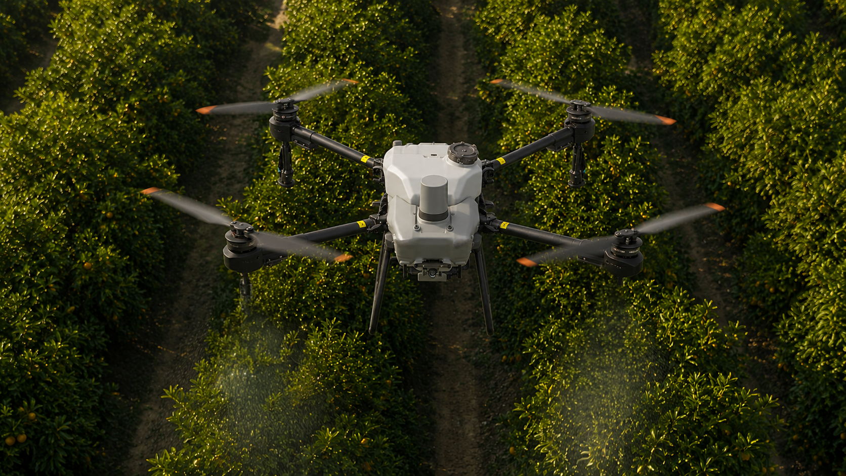 Pulverização e Dispersão com Drone Agrícola